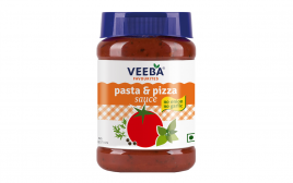 Veeba Pasta & Pizza Sauce No Onion No Garlic  Plastic Jar  310 grams